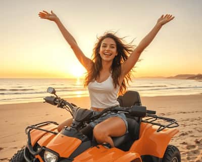 Moto Safari Sunset